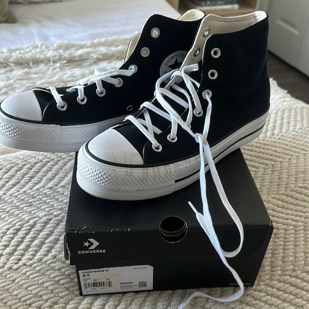 High top platform converse